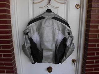 chaqueta de cuero teknic de moto talla 52 L