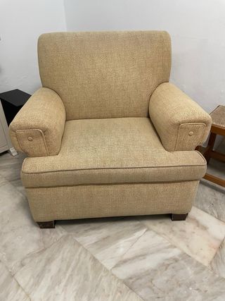 Conjunto 2 sillones de tela