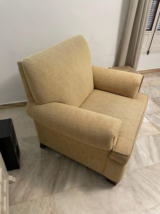 Conjunto 2 sillones de tela