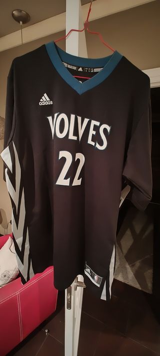 Camiseta Adidas NBA #22 Wiggins Minnesota