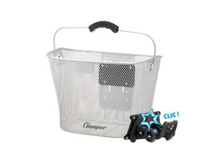 Cesta Negra Metal Bicicleta/Scooter