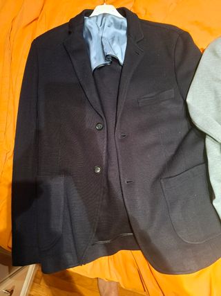 Lote 3 blazers americanas vincent zara y cinque