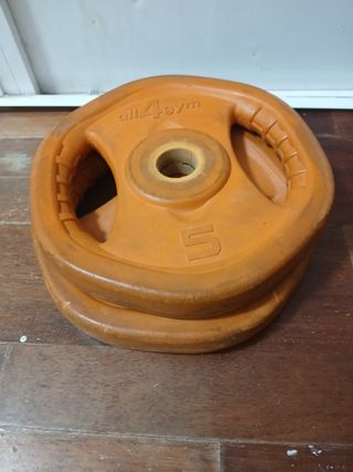 Pareja discos 5kg all4gym