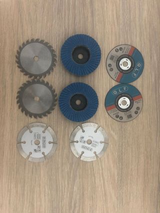 Lote Discos 76mm para Parkside