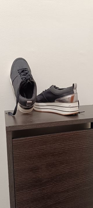 Zapatos negros plataforma