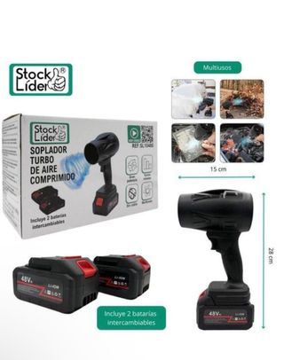 Soplador Turbo Aire Comprimido Stock Líder