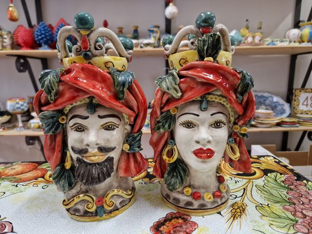 Teste di Moro Ceramica Siciliana