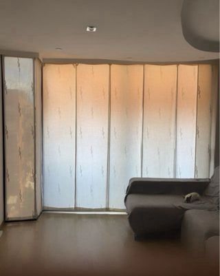 Tende a pannello giapponesi beige