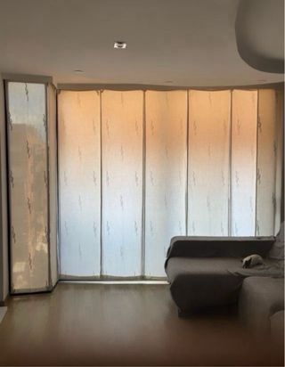 Tende a pannello giapponesi beige