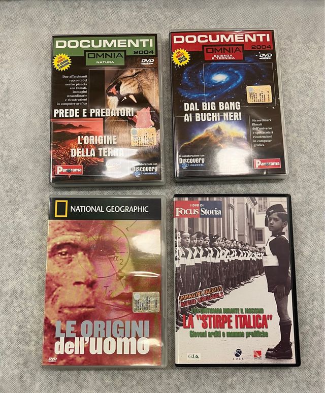 Lotto 4 DVD Documentari National Geographic Focus