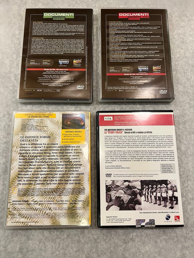 Lotto 4 DVD Documentari National Geographic Focus