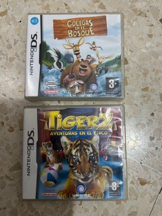 Juegos Nintendo DS: Colegas en el Bosque y Tigerz