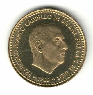 1 Peseta Franco España