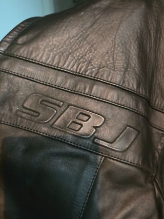 Chaqueta de moto de cuero SBJ
