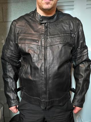 Chaqueta de moto de cuero SBJ
