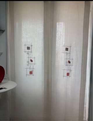 Tende a pannello giapponesi beige e marroni