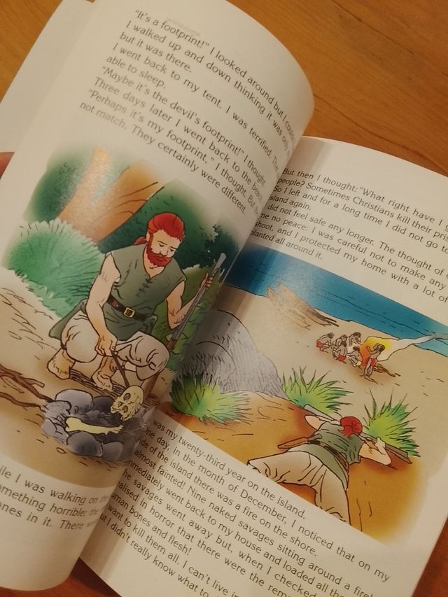 Defoe, Robinson Crusoe, Inglese Pre-intermediate