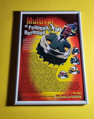 Multivar Malossi cuadro cartel publicidad