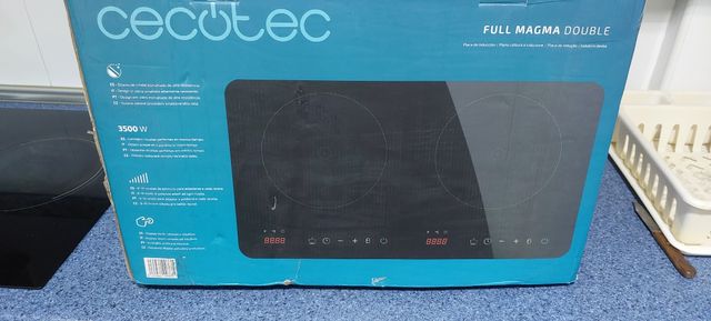 Piano cottura portatile a doppia induzione Cecotec