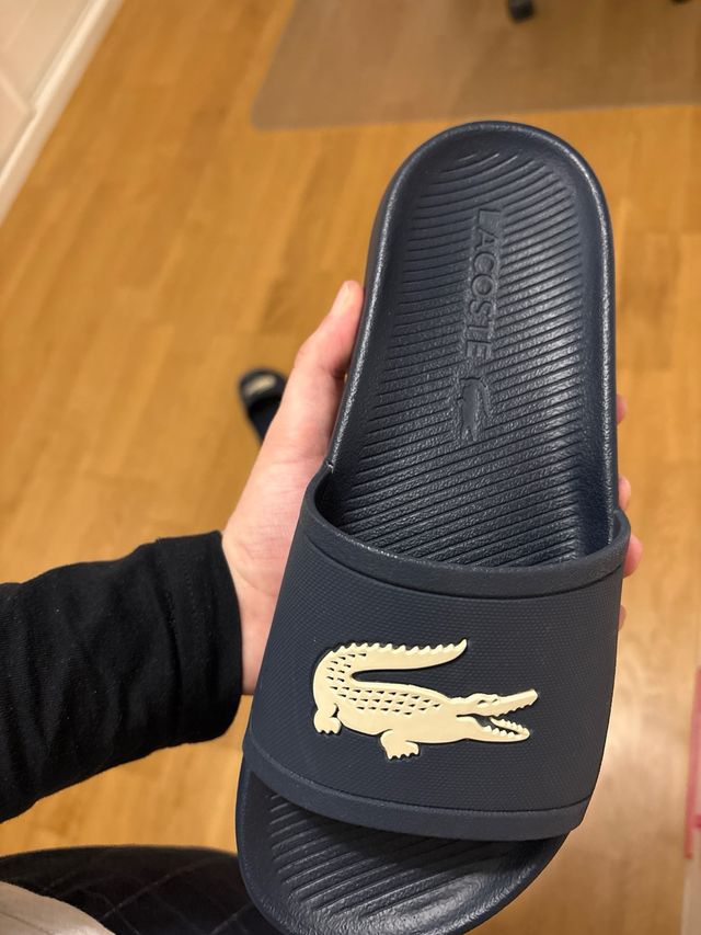 Chanclas Lacoste Azul Marino