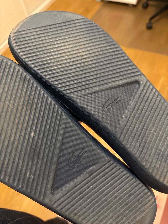 Chanclas Lacoste Azul Marino