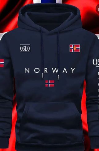 Sudadera Azul y Roja Talla M