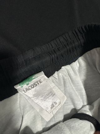 Conjunto Chándal Lacoste Negro y Blanco