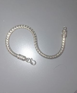 Pulsera Bali Plata y Pendientes Bali