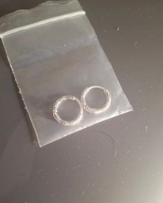 Pulsera Bali Plata y Pendientes Bali