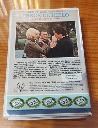 VHS Original. SENOS DE HIELO. 1974