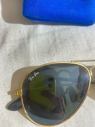 Gafas de sol Ray-Ban Aviator doradas