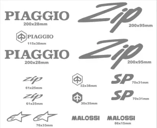 Pegatinas Piaggio Zip