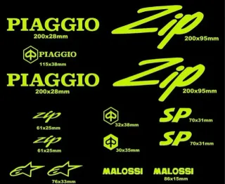 Pegatinas Piaggio Zip
