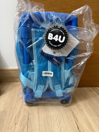 Mochila Infantil B4U Animales Azul