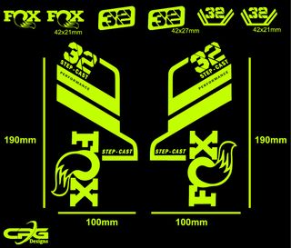 Pegatinas Fox 32 Step-Cast Performance