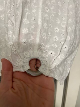 Camisa Ibicenca Blanca Talla S