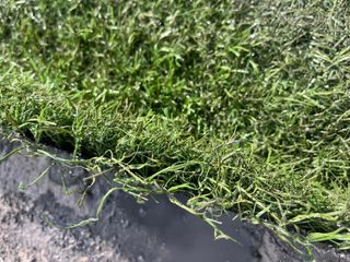 Césped artificial verde