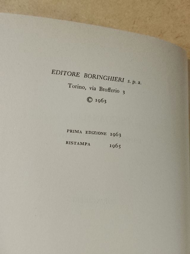 Freud, Psicoanalisi Esposizioni Divulgative, 1965