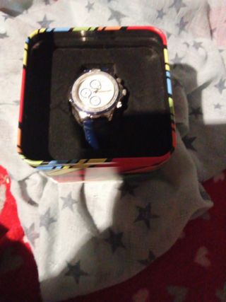 Orologio Calypso Cronograph 
Cinturino Blu nuovo 