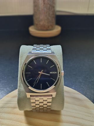 Reloj Nixon Time Teller Azul y Plateado