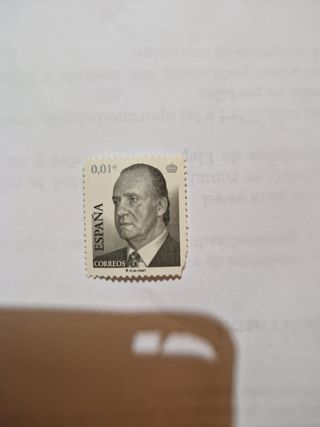 Sello España 0,01€ Rey Juan Carlos