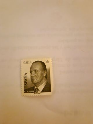 Sello España 0,01€ Rey Juan Carlos