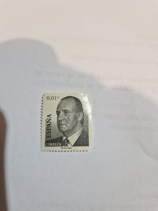 Sello España 0,01€ Rey Juan Carlos