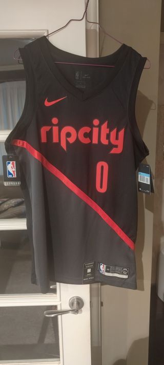 Camiseta NBA Nike Lillard #0 Portland