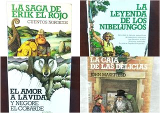 Lote 4 libros Altea Junior