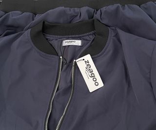 Chaqueta Bomber Zeagoo Azul Marino Talla M