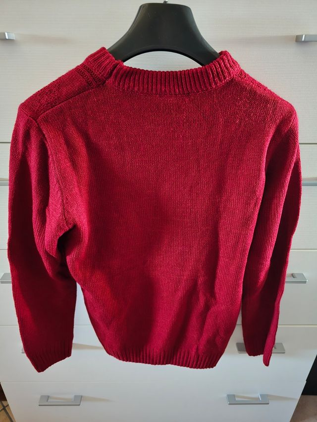 Maglione rosso taglia L