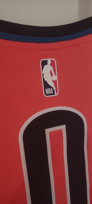 Camiseta NBA Nike #0 Westbrook Oklahoma 