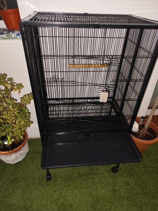 Jaula loro grande - como nueva