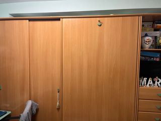 Mueble habitación con cama, armario  y escritorio